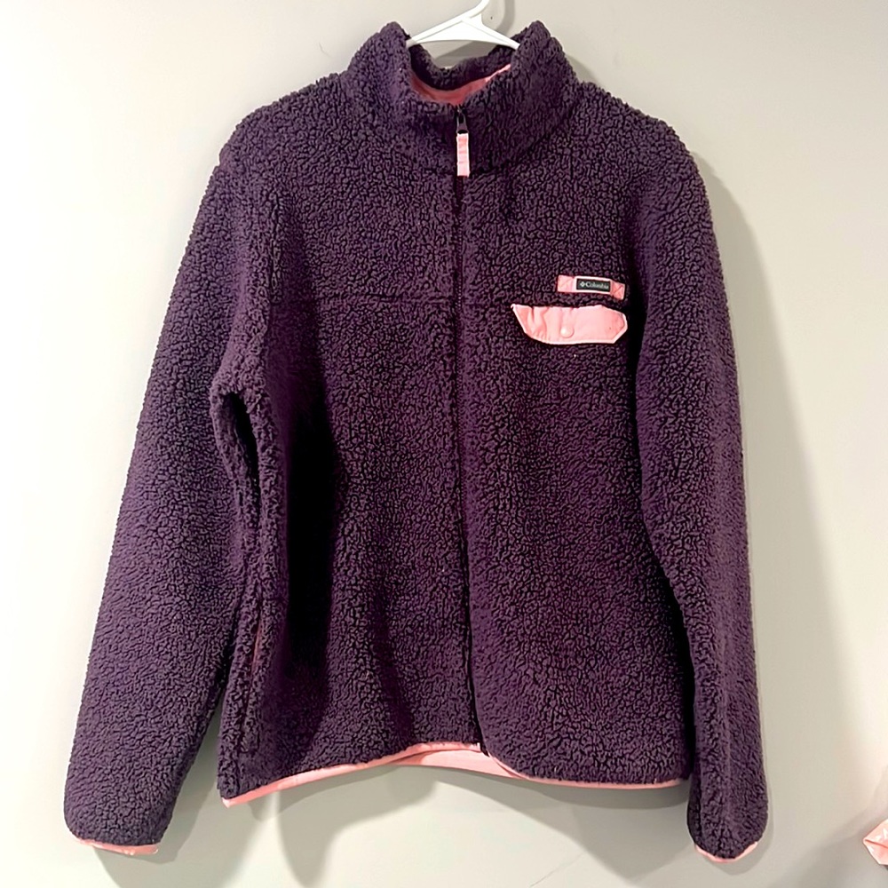 Columbia zip up sweater